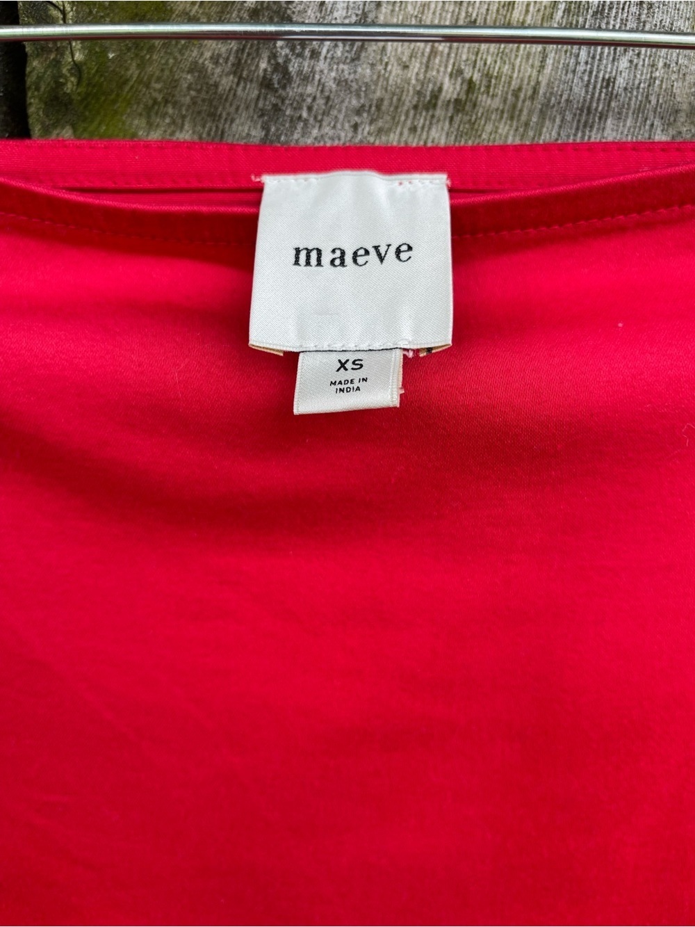 Anthropologie Maeve Red Bow Midi Pencil Skirt Embroidered Side Slit Size XS - Picture 6 of 16